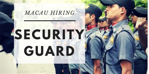 macau security guard job vacancy|30 facility security officer Jobs in Macau, June 2024 .